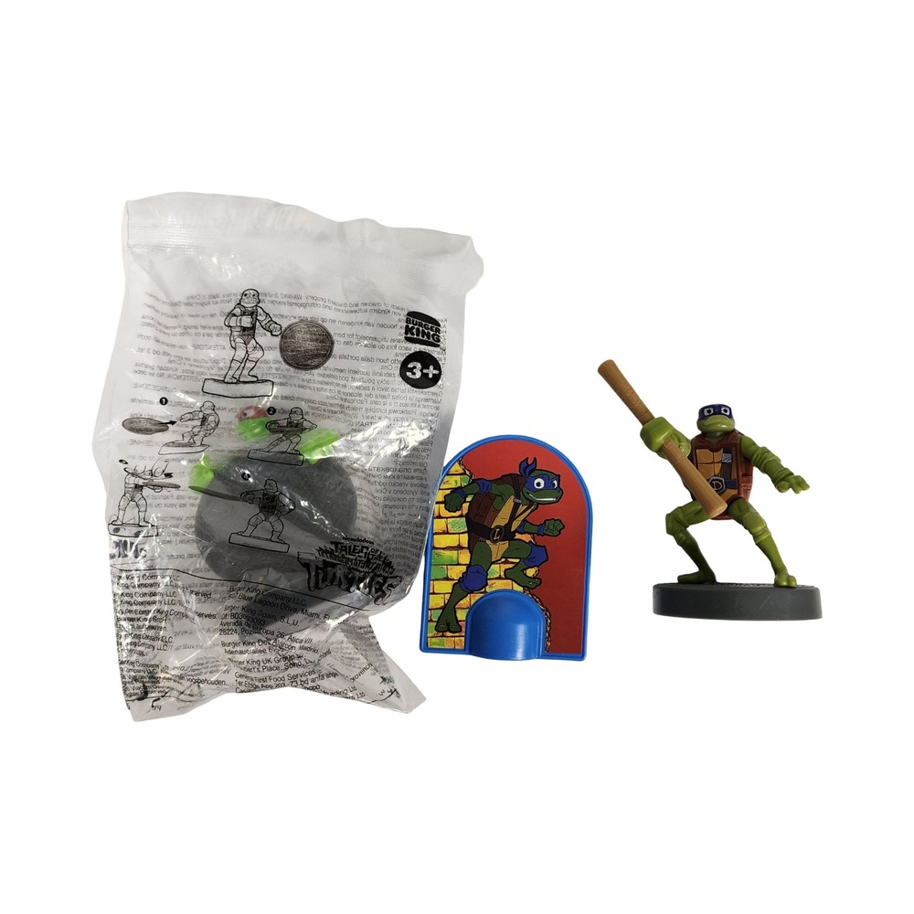 Burger King TMNT Donatello Figure & Leonardo Launcher Tales of the TMNT 2024 lot